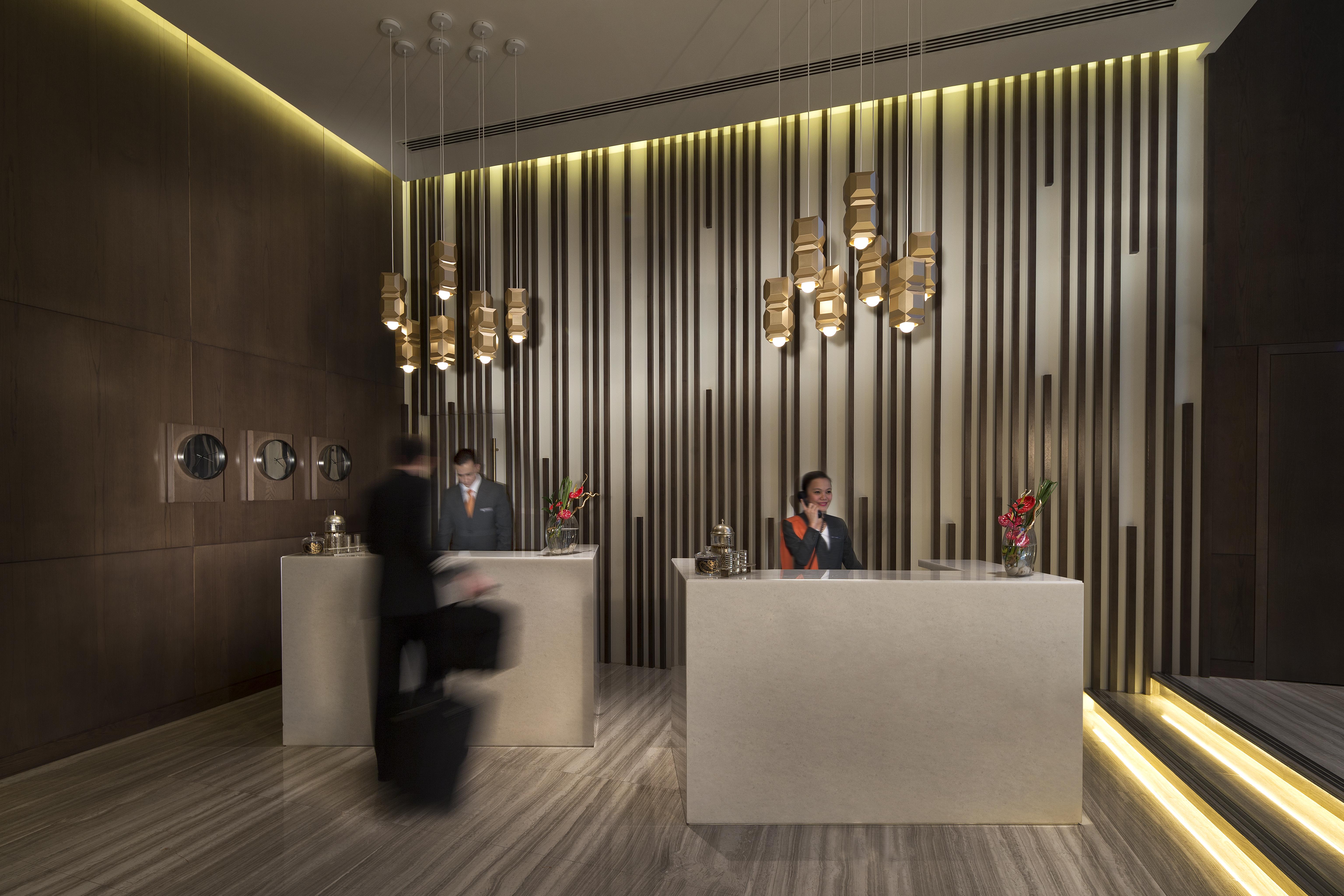 Pullman Dubai Creek City Centre Residences Exteriér fotografie The lobby of the hotel