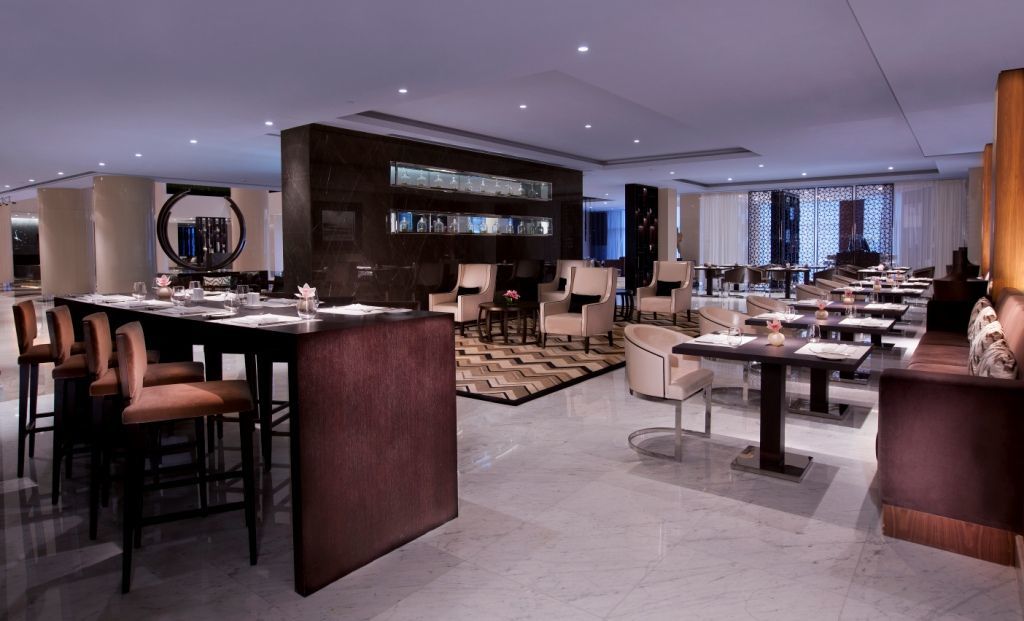 Pullman Dubai Creek City Centre Residences Exteriér fotografie The Lounge at the airport